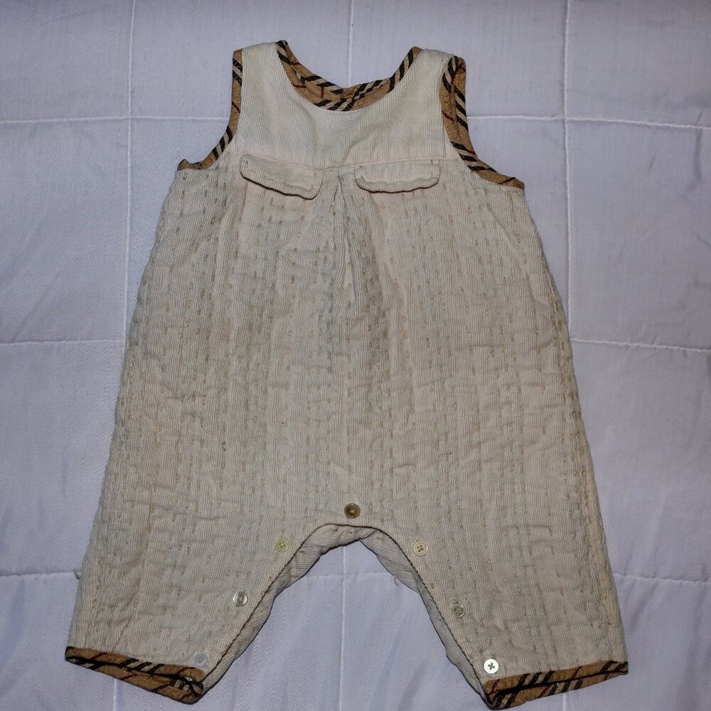 Burberry Quilted Onesie (9m)